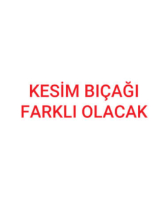 Kesim Bıcağı Farklı Olacak / Bunların Hiç Biri