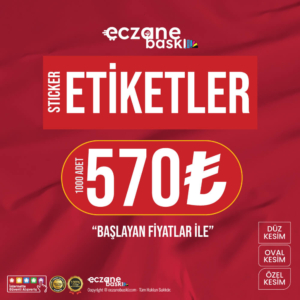 Eczane Etiket Baskı