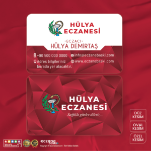 Eczane Kartvizit Baskı E00052