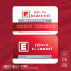 Eczane Kartvizit Baskı E00066