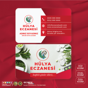 Eczane Kartvizit Baskı E00072