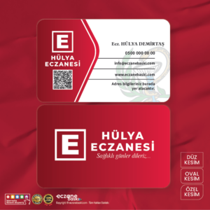 Eczane Kartvizit Baskı E00082