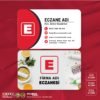 Eczane Kartvizit Baskı E00092