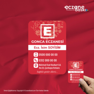 Eczane Magnet Baskı E00028