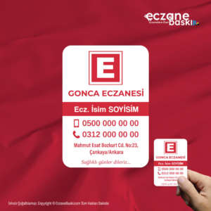 Eczane Magnet Baskı E00025