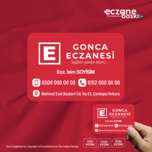 Eczane Magnet Baskı E0009
