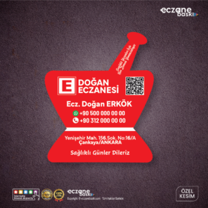 Havan Eczane Magnet Baskı E000123