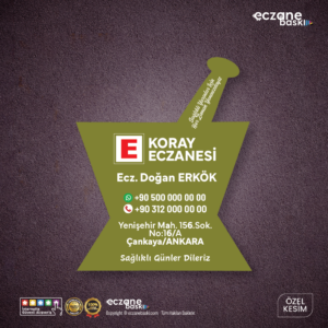 Havan Eczane Magnet Baskı E000118