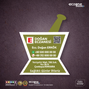 Havan Eczane Magnet Baskı E000115